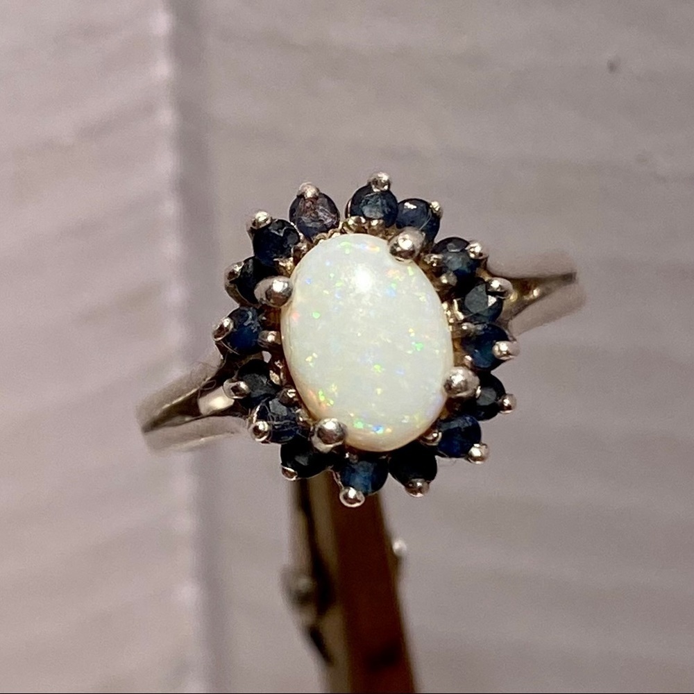 Opal Sapphire Ring 6 - image 1